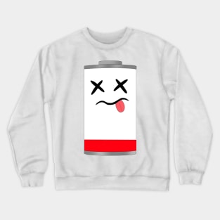 Low battery Crewneck Sweatshirt